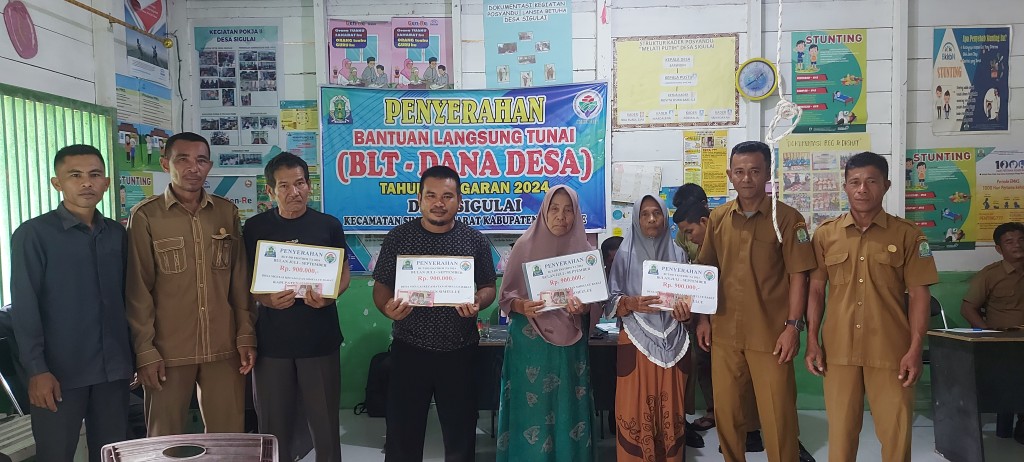 Penyaluran Bantuan Lantung Tunai Priode Juli s/d September 2024